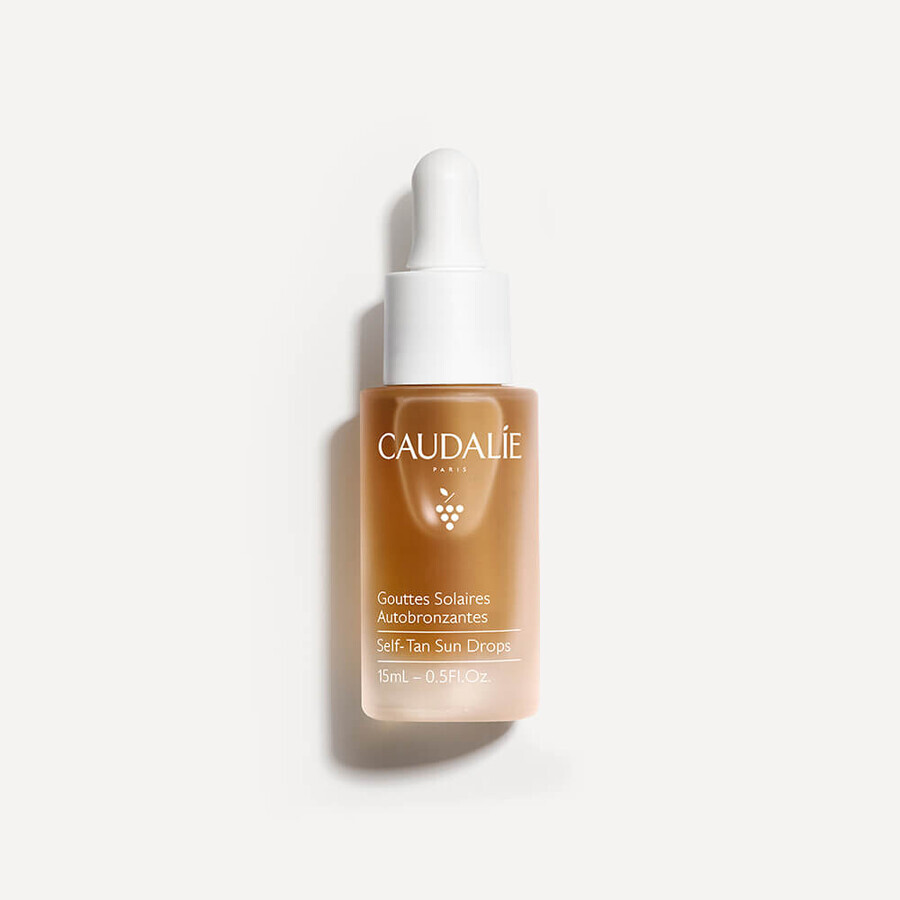 Caudalie Self-Tan Sun Drops, self-tanning bronzing drops, 15 ml