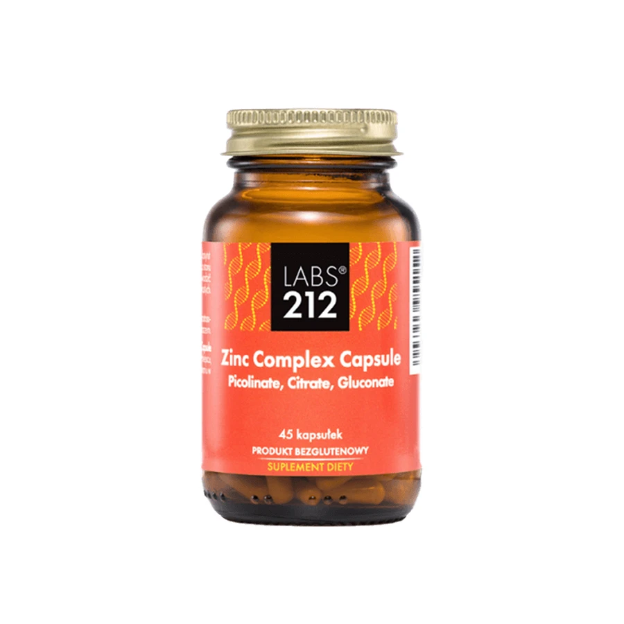 Labs212 Zink-Komplex-Kapsel, Zink-Komplex, 45 Kapseln
