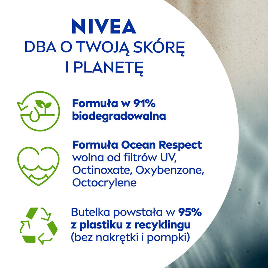 Nivea Sun Protect & Bronze set, Aceite solar en spray activador del bronceado natural, FPS 20, 200 ml + gel-crema calmante para después del sol, 175 ml + toalla de playa gratis