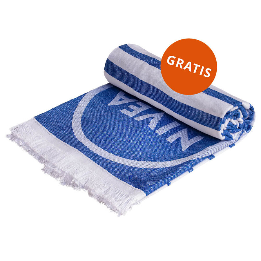 Nivea Sun Protect & Bronze set, Aceite solar en spray activador del bronceado natural, FPS 20, 200 ml + gel-crema calmante para después del sol, 175 ml + toalla de playa gratis