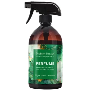 Perfect House Perfume, interior perfume, ginger, lime & cedarwood, 500 ml
