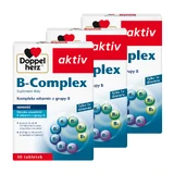 Doppelherz aktiv B-Complex set, 3 x 30 comprimés