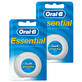 Oral-B Essential Floss set, floss, waxed, mint, 2 x 50 m