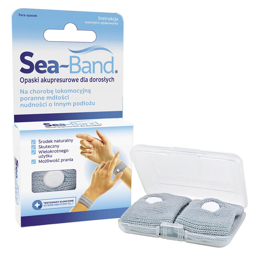 Sea-Band, Akupressur-Bänder gegen Übelkeit, 2 Stück