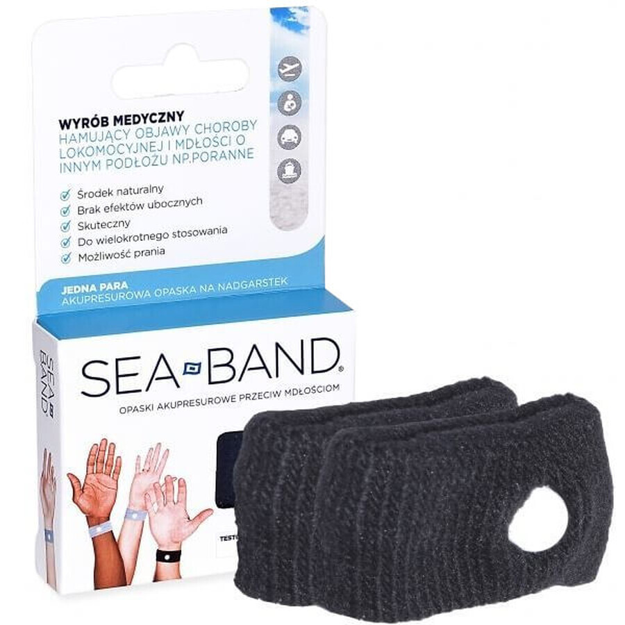 Sea-Band, Akupressur-Bänder gegen Übelkeit, 2 Stück