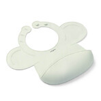 BabyOno, bavaglino in silicone con chiusura regolabile, verde, da 6 mesi, 1 pezzo