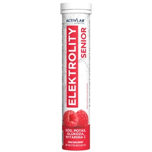 ActivLab Pharma Elektrolity Senior, framboise, 20 comprimés effervescents