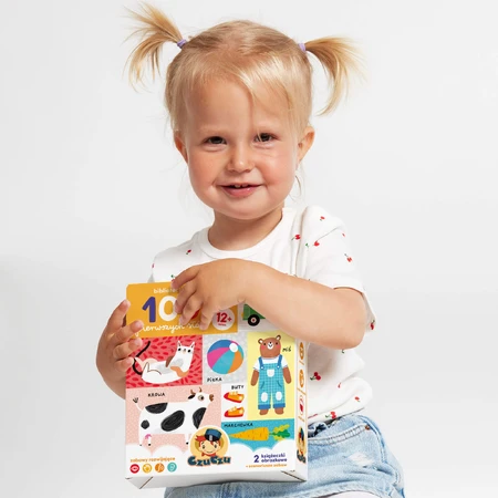 CzuCzu Library 100 first words, 2 picture books for children, 12 months and older
