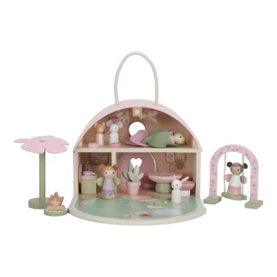 Draagbaar houten poppenhuis, Fairy Garden, Little Dutch