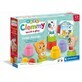 Zachte Clemmy zachte dieren speelset, 6 zachte kubussen en Zachte Clemmy kaart, 6 maanden+, Clementoni