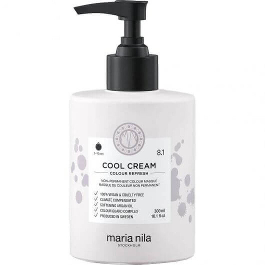 Mascarilla capilar Colour Refresh, Cool Cream 8.1, 300 ml, Maria Nila