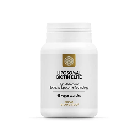 Liposomal Biotin Elite, 45 cápsulas, Novo Biomedics