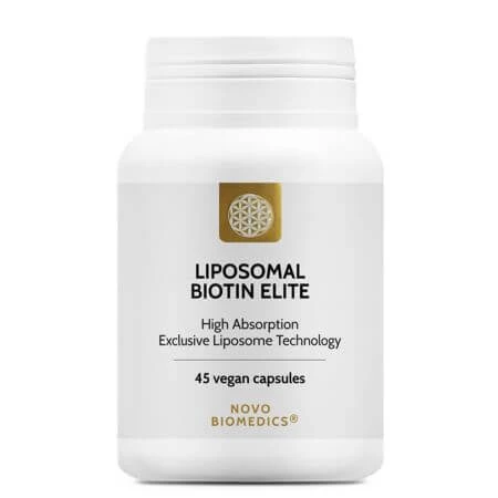 Liposomal Biotin Elite, 45 cápsulas, Novo Biomedics
