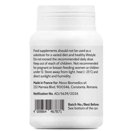 Liposomal Biotin Elite, 45 cápsulas, Novo Biomedics