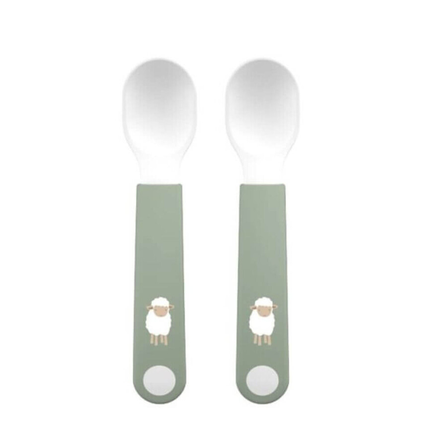Spoon set for children, Little Farm, 2 pcs, Little Dutch