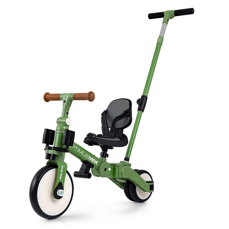 Tricycle 5 in 1 Optimus Max, + 1 year, Green, Milly Mally