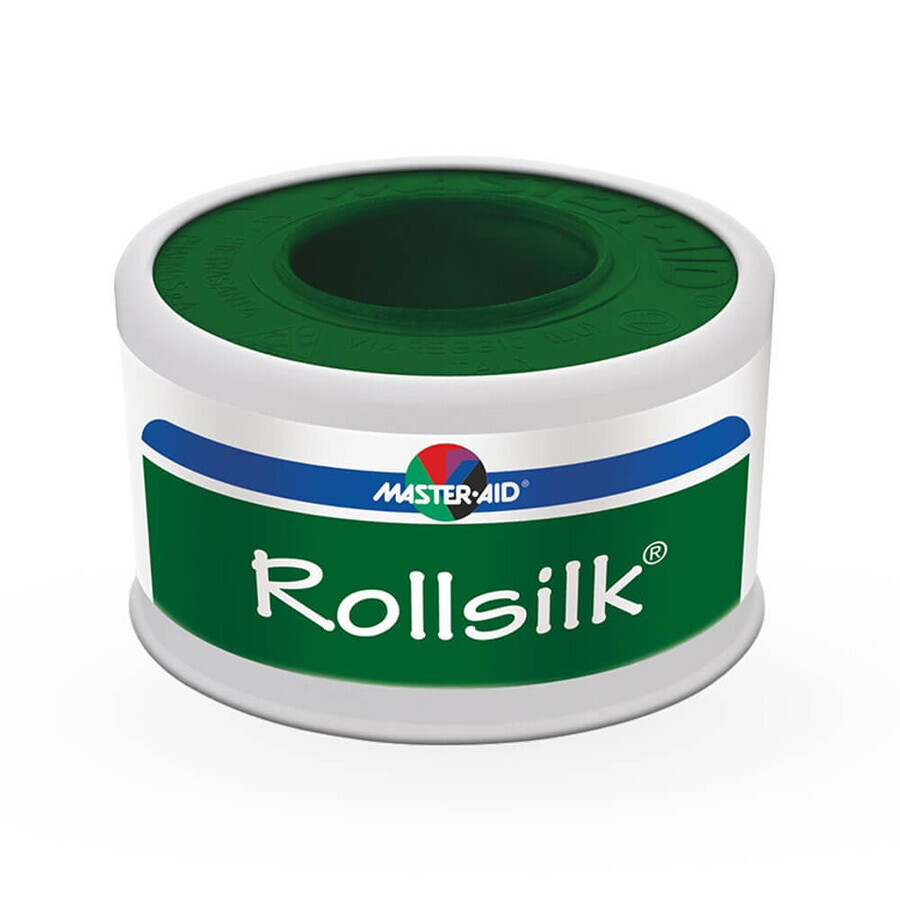 Ruban adhésif Rolsilk, 5m x 2,50cm, Master Aid