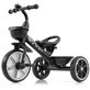 Triciclo con robusto telaio in acciaio Bobby, + 2 anni, Nero, Milly Mally