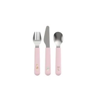 Baby-Besteck, +12 Monate, Fairy Garden, 3 Teile, Little Dutch