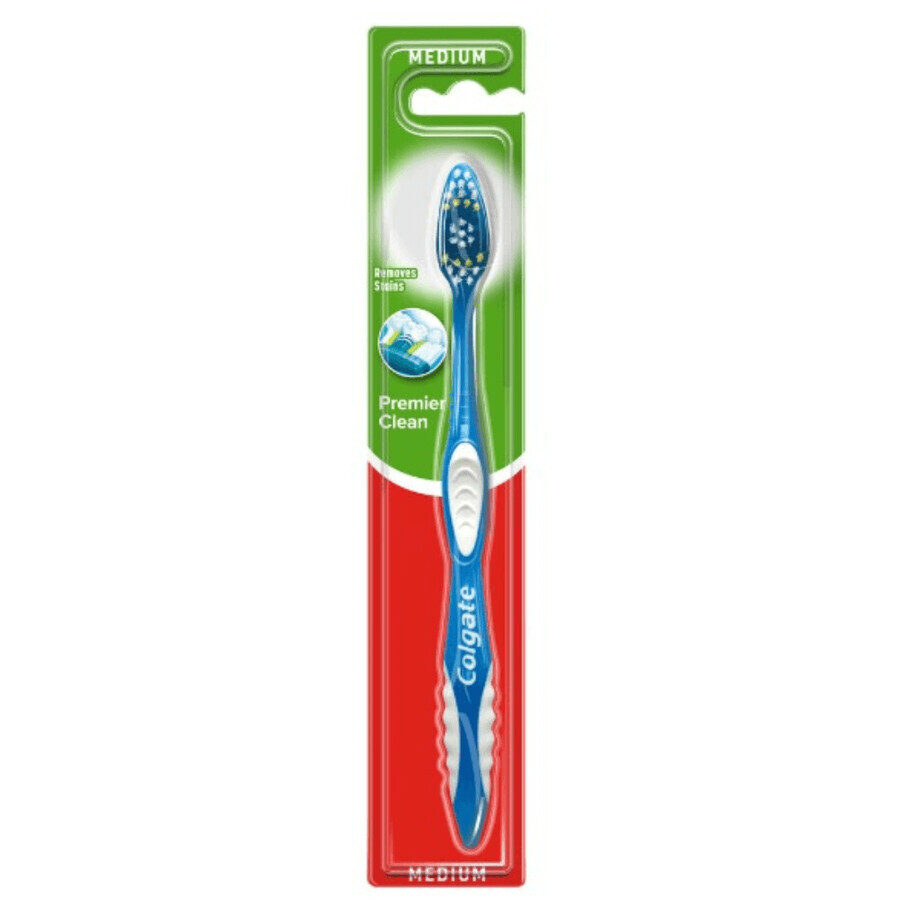 Toothbrush Premier Clean, Medium, various colors, Colgate