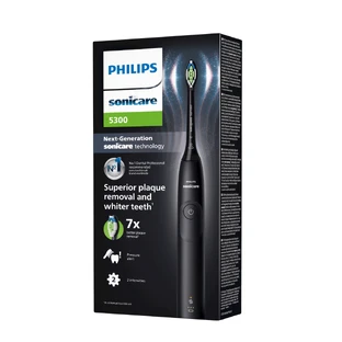Electric toothbrush 5300 series Philips Sonicare, Black, HX7101/01, Philips