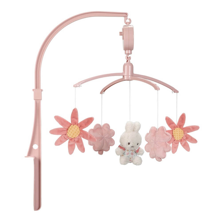Giostra musicale Miffy Lucky Blossom, rosa, Little Dutch