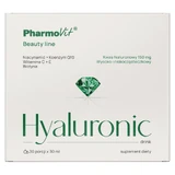 PharmoVit Bebida hialurónica Línea de belleza, 30 ml x 30 unidades