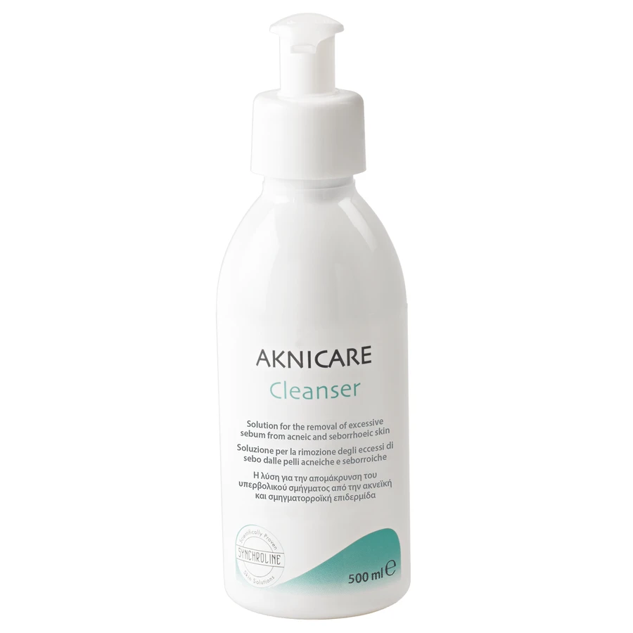Synchroline Aknicare Cleanser, gel limpiador para pieles grasas y con tendencia acneica, 500 ml
