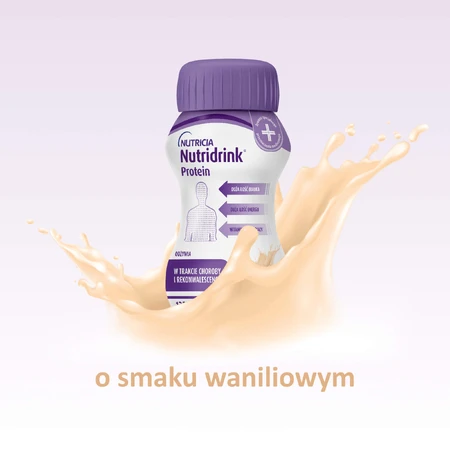 Kit de proteínas Nutridrink, sabor vainilla, 8 x 125 ml + libro de recetas gratuito