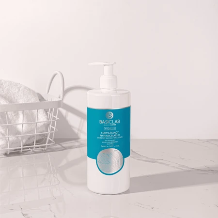 BasicLab Micellis, feuchtigkeitsspendende Mizellenlotion für trockene und empfindliche Haut, 500 ml