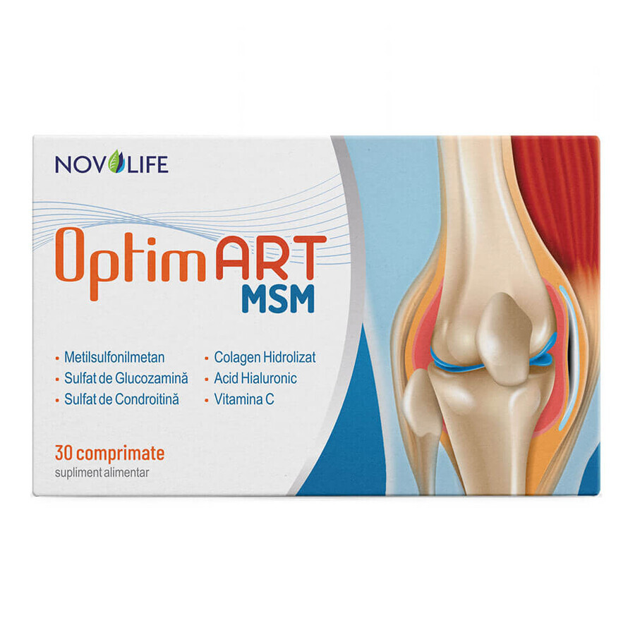 OptimArt MSM, 30 compresse, Novolife