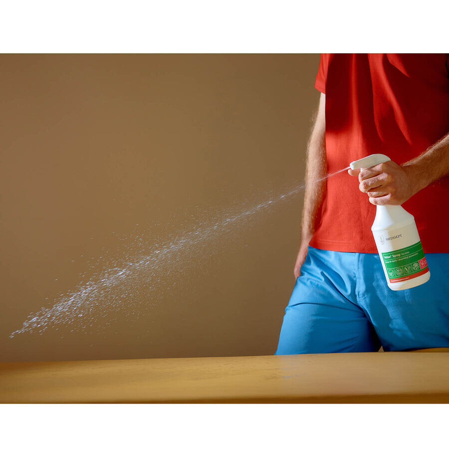 Medisept Velox Spray Tea Tonic, líquido perfumado para la limpieza y desinfección de superficies, 5 L