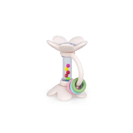 Dumel GiliGums, rammelaar met bijtring, Pastel Bloemen, vanaf 3 maanden, 1 stuk
