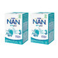 Set Nestle NAN Optipro 3, Junior modified milk for children over 1 year, 2 x 650 g
