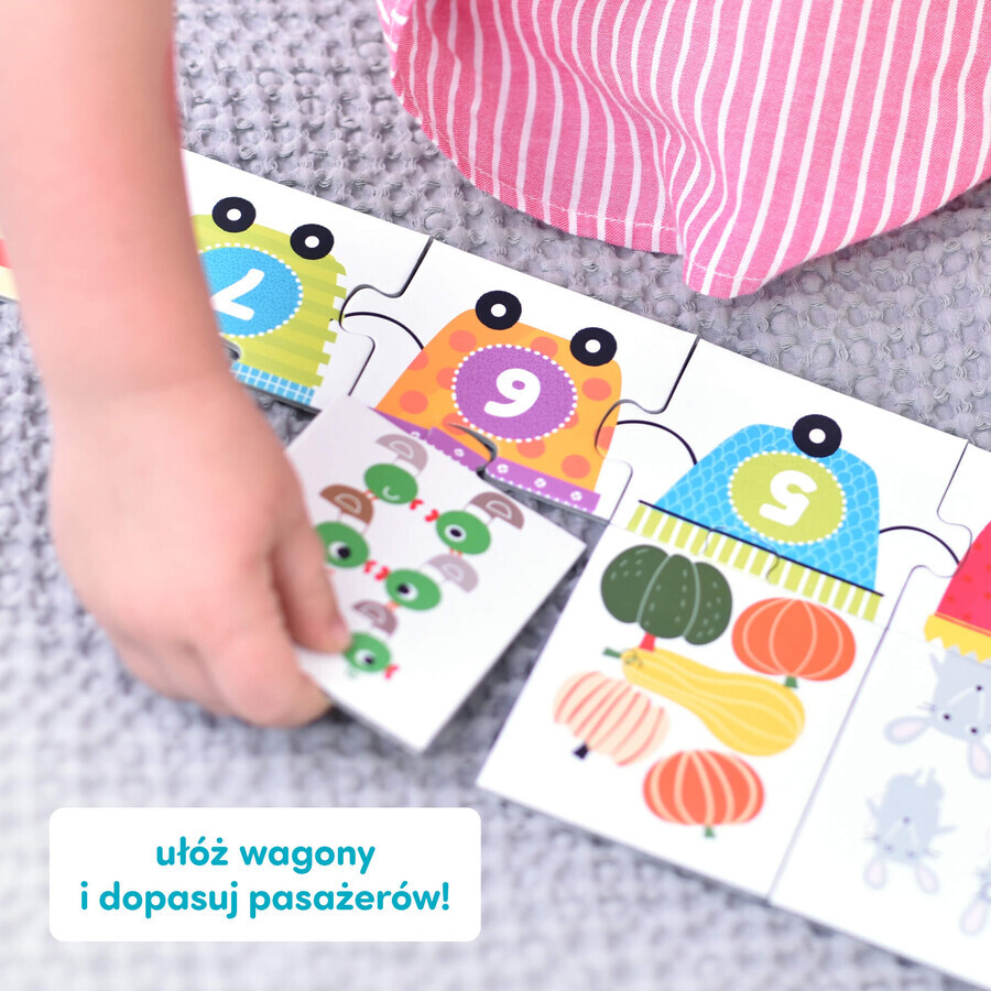 CzuCzu Números, puzzles para niños, a partir de 3 años, 20 elementos