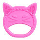 Luu Kids, sensory teether, Luuisa the cat, pink, after 4 months, 1 piece