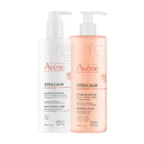Avene Xeracalm Nutrition Set, feuchtigkeitsspendende Lotion, 400 ml + Duschcreme, 500 ml