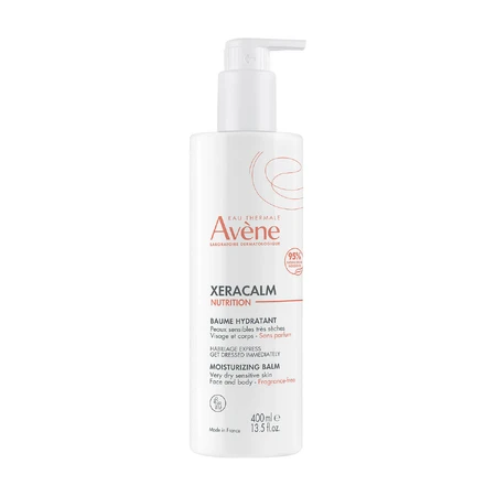 Avene Xeracalm Nutrition Set, feuchtigkeitsspendende Lotion, 400 ml + Duschcreme, 500 ml