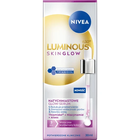 Nivea Luminous 630 Skin Glow, direct-gloeiend serum, 30 ml