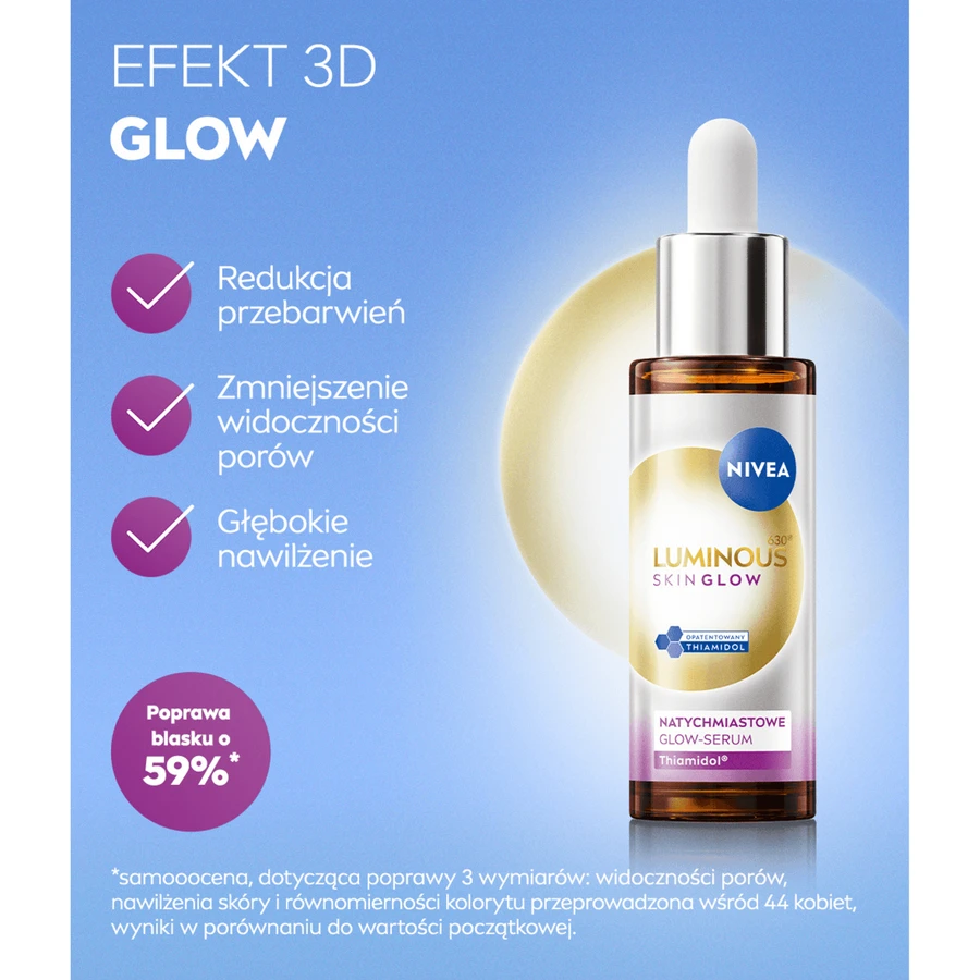 Nivea Luminous 630 Skin Glow, direct-gloeiend serum, 30 ml