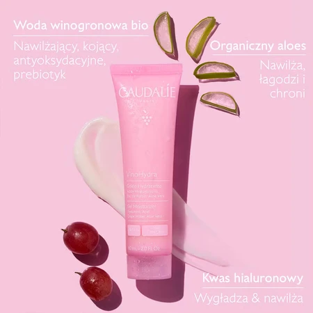 Caudalie VinoHydra, gel-crema hidratante para el rostro, 60 ml