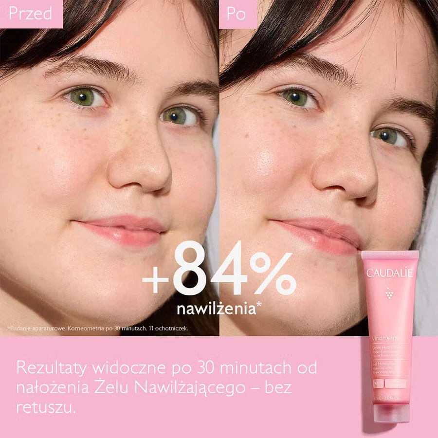 Caudalie VinoHydra, gel-crema hidratante para el rostro, 60 ml