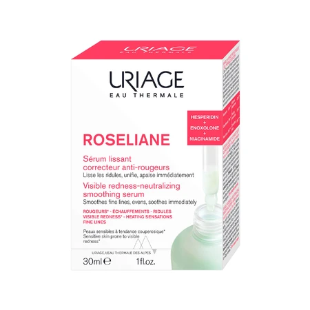 Uriage Roseliane, suero alisante para pieles sensibles, 30 ml