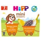 HiPP Mini Dessert Bio, Creme mit Banane und Kakao, nach 7 Monaten, 4 x 100 g