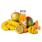 Collibre Pure Fruits, zumo puré, mango, papaya y zanahoria, 250 ml Collibre Pure Fruits, zumo puré, mango, papaya y zanahoria, 250 ml