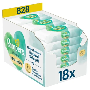 Pampers Harmonie New Baby, vochtige doekjes, 18 x 46 st.