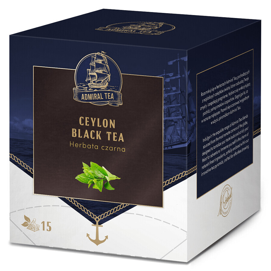 Admiral Tea Ceylon, zwarte snelthee, 2 g x 15 builtjes