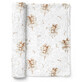 Bocioland, bamboo diaper, 40 x 40 cm, mice, 1 piece