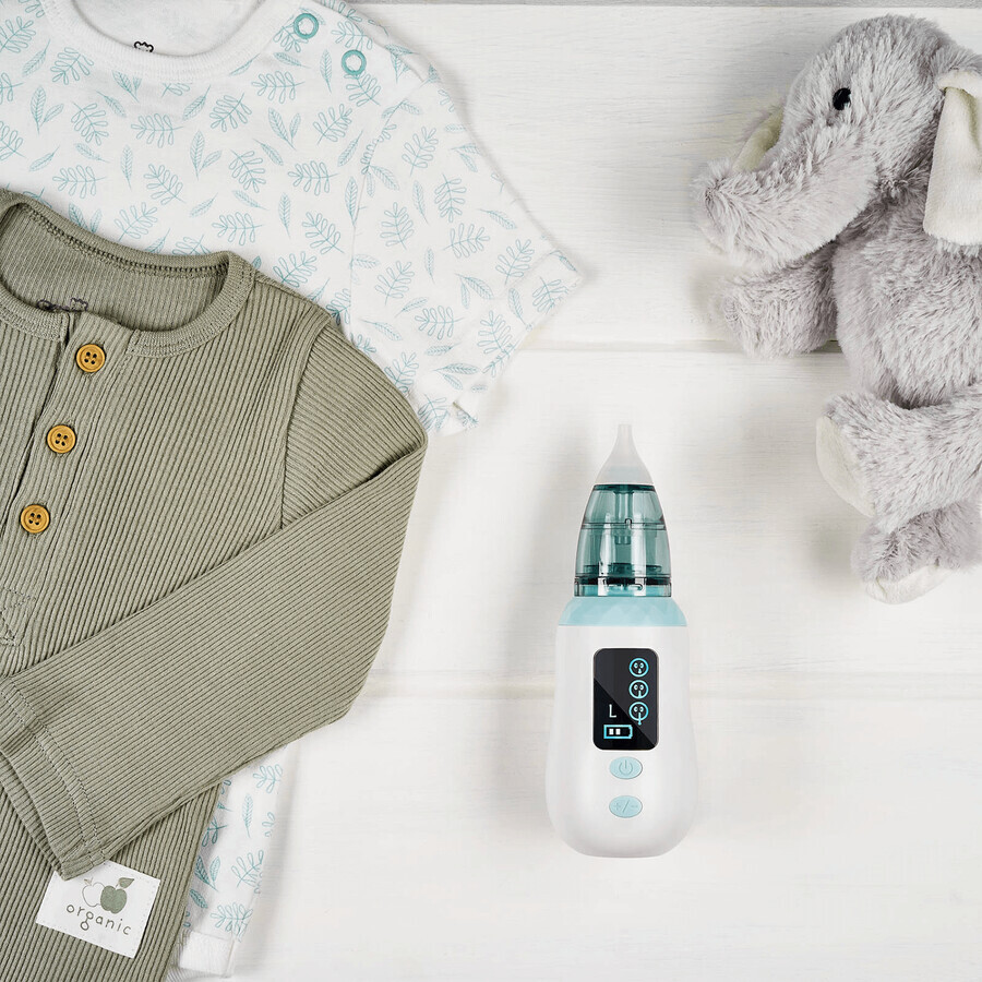 Meriden Aspiro Baby, aspirador nasal y auditivo eléctrico para bebés desde el nacimiento