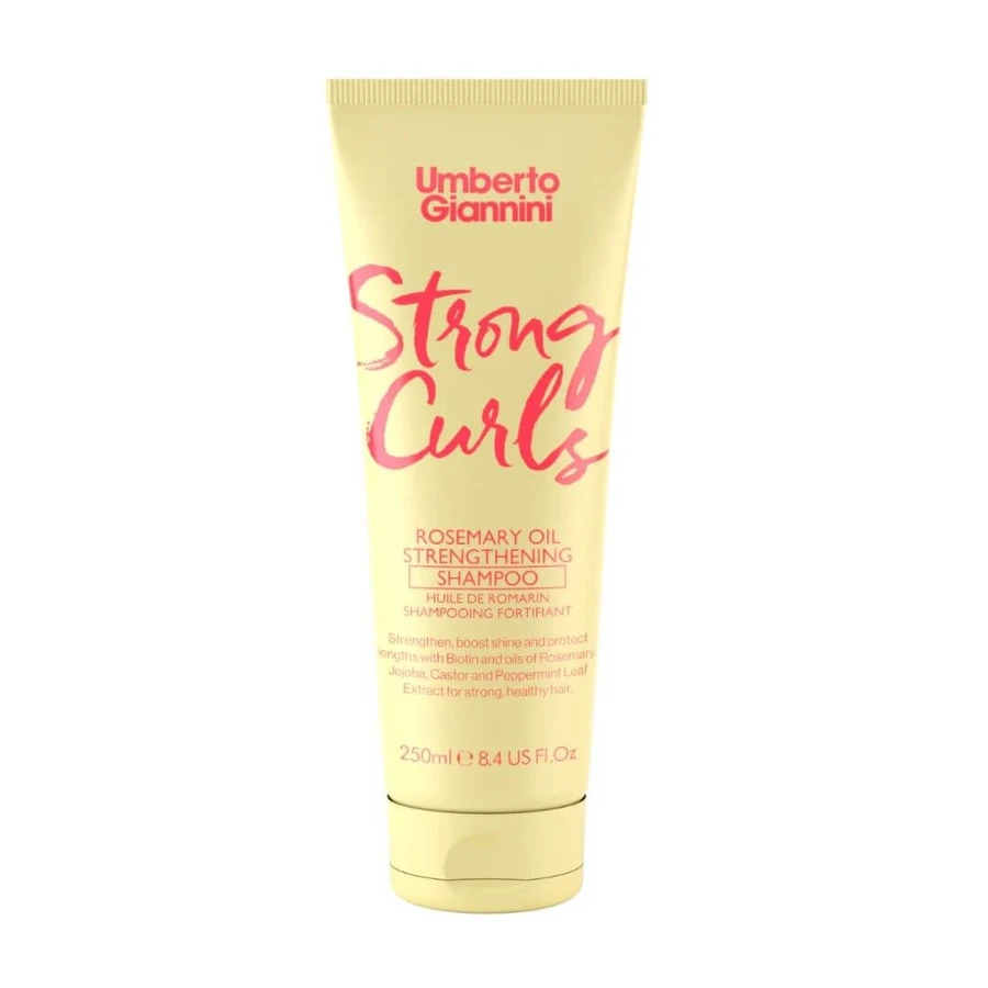 Shampooing fortifiant à l'huile de romarin Strong Curls, 250 ml, Umberto Giannini